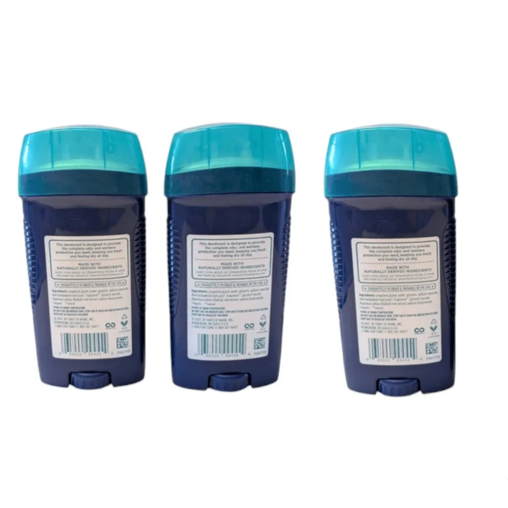 Tom's of Maine Complete Protection Cedar Vetiver Aluminum-Free Deodorant 3 Pack